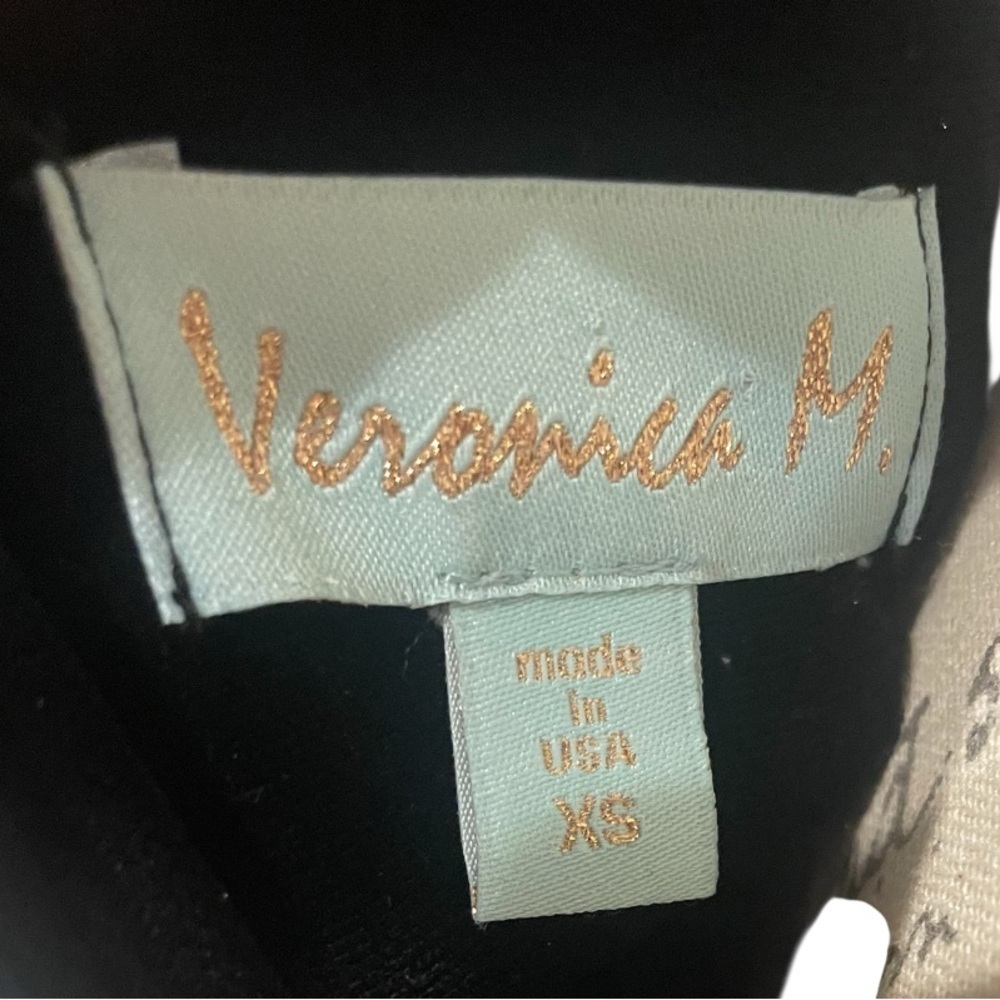 Veronica M black velvet cami top XS adjustable straps made in USA - Picture 4 of 5